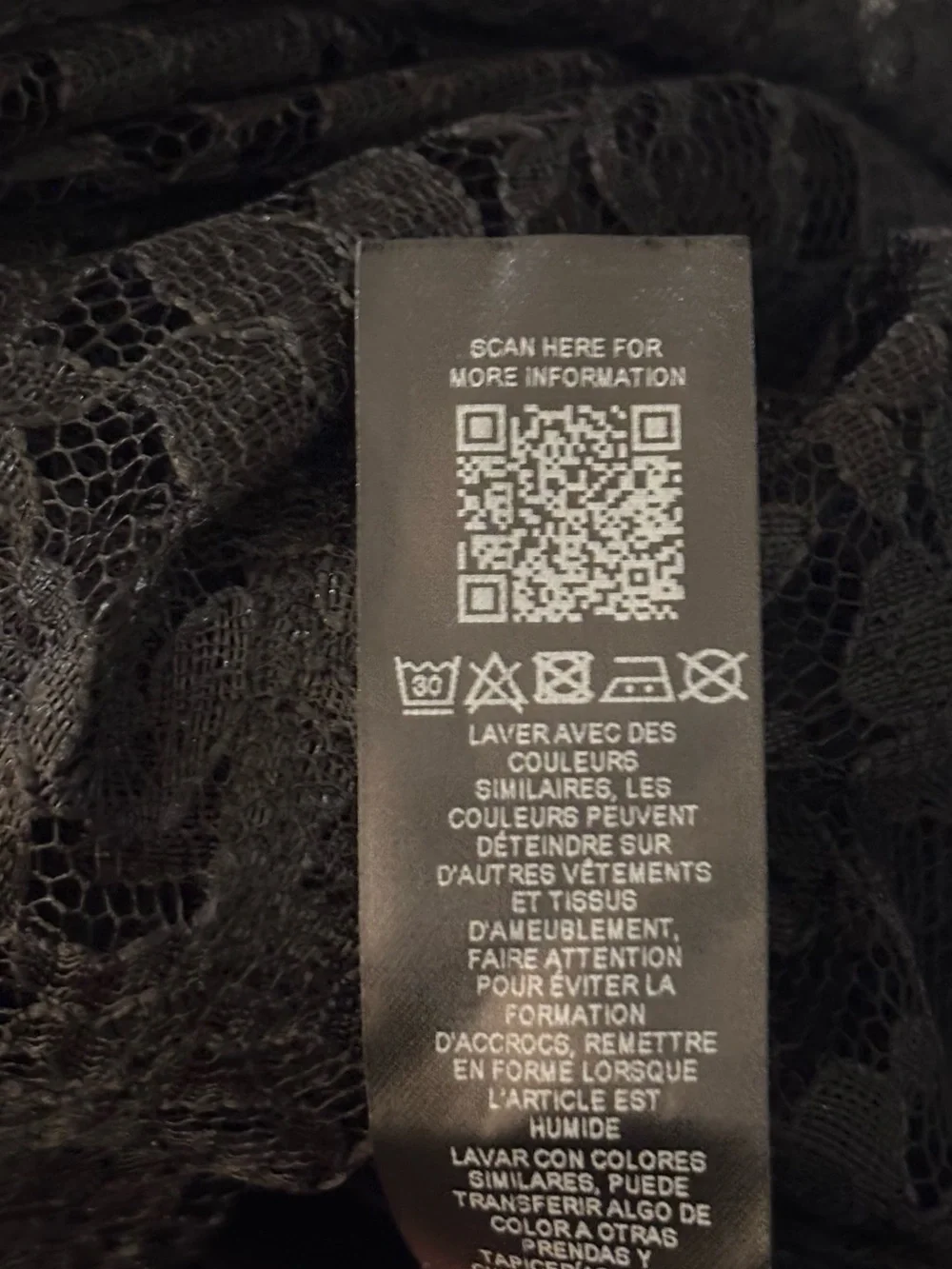 ASOS DESIGN Black Floral Lace Sheer Flare Pants Festival Statement M